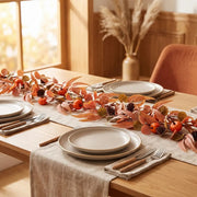 Pumpkin Maple Leaf Fall Garland – Set of 2, 71in