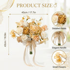 Flat lay of champagne rose blush peony bouquet – wedding and farmhouse decor