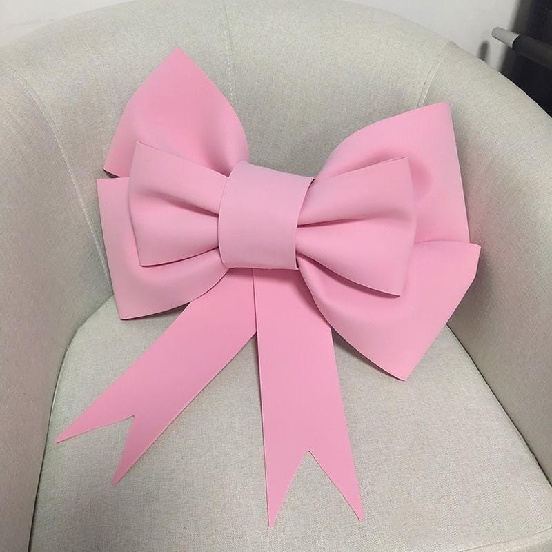 Giant DIY Large Bow Decoration Set of 2 | Wedding Birthday Christmas Storefront & Party Wall Decor in Red Pink