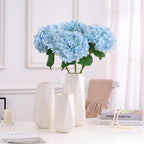 Real Touch Latex Hydrangea Flowers 4pcs 21 inch | Wedding Centerpiece Home Baby Shower & Holiday Decor in 10 Colors