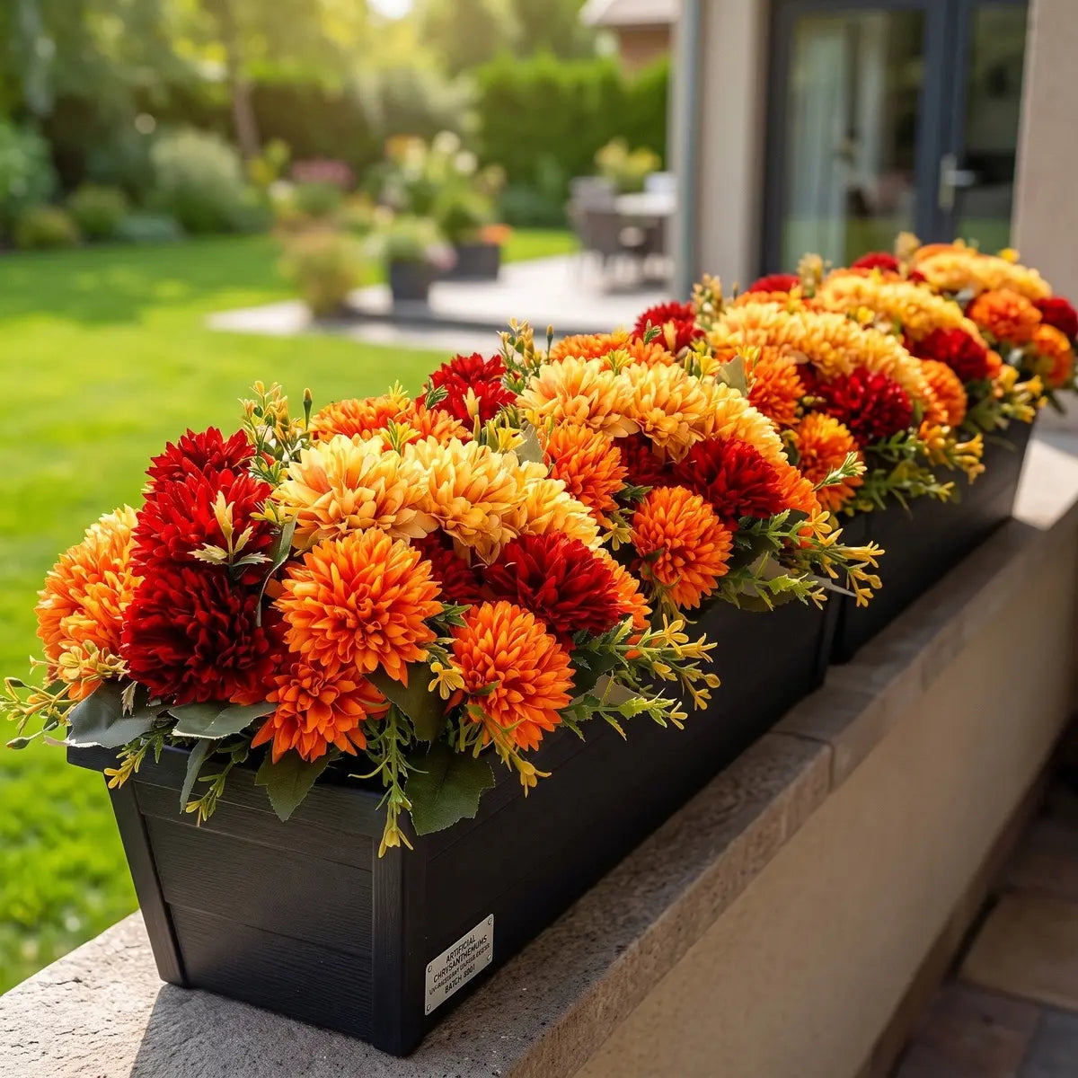 8pcs Fall Orange Artificial Flowers with Mini Floral Stems, Realistic Fall Foliage and Mini Blooms for Home Decor, Weddings, Fall Centerpieces and Thanksgiving Arrangements