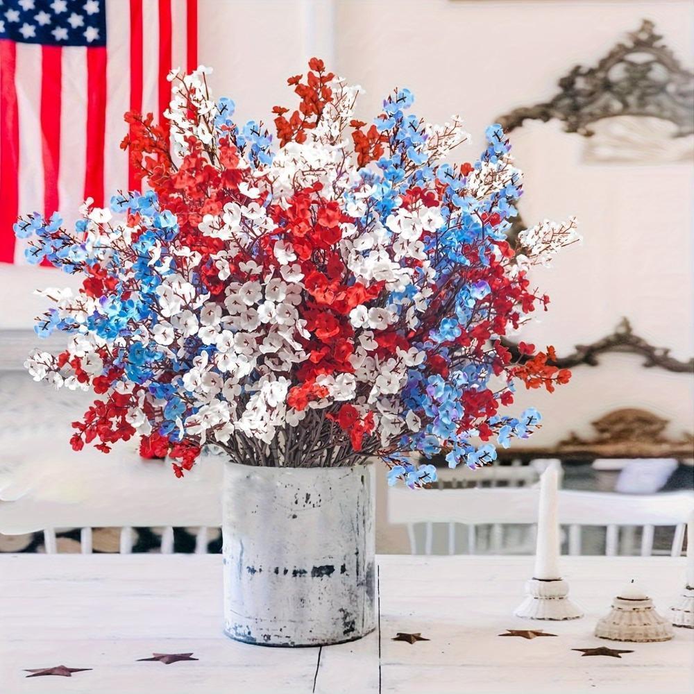 Artificial Gypsophila and Cherry Blossom Faux Flower Branch | Wedding Bouquet Centerpiece Home Decor & DIY in White