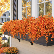 Artificial Fall Mum Hanging Bush – Set of 2, 30x40cm