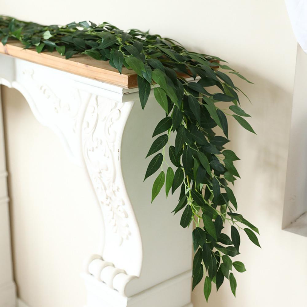 Washable Artificial Greenery Vines 2pcs | Home Wall Wedding Arch Party Backdrop Outdoor & Indoor Decor