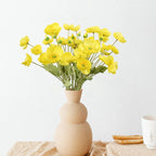 Handmade Artificial Faux Blooms 10pcs | Home Flower Arrangement Wedding Holiday & DIY Decor in 14 Colors