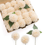 Foam Artificial Flowers 25pcs | Wedding Centerpiece Graduation Baby Shower Party & Home Decor in 9 Colors