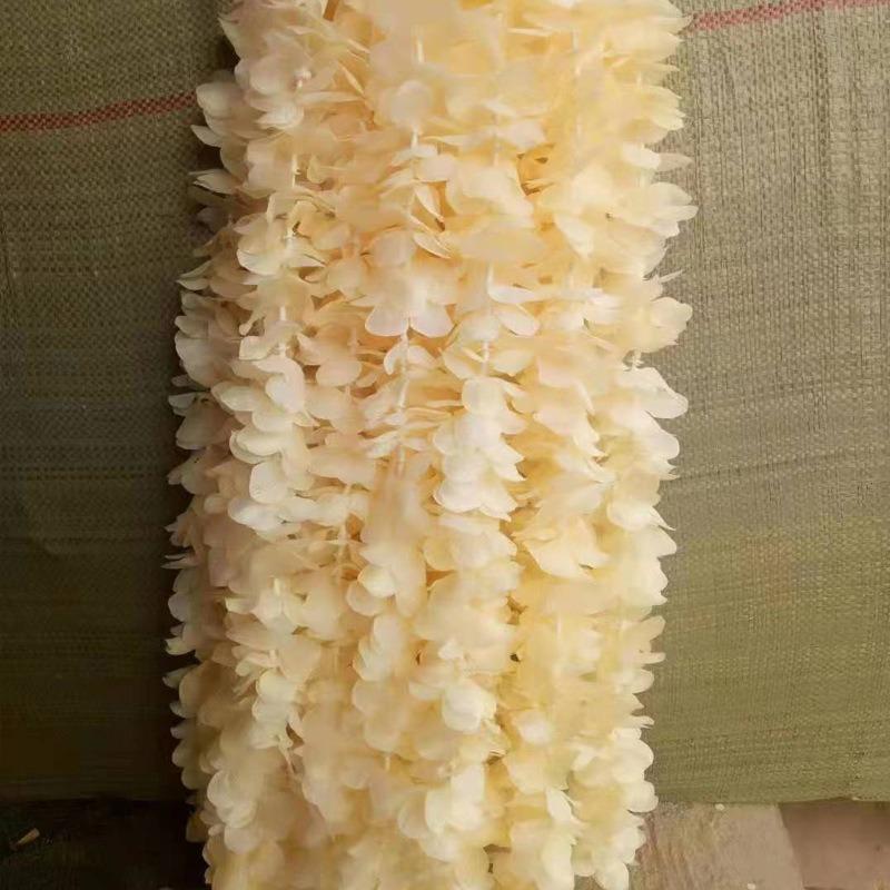Artificial Orchid Cherry Blossom Vine Hanging Garland 10pcs | Handmade Wedding Arch Wall Ceiling Backdrop Decor in White Red Pink Blue