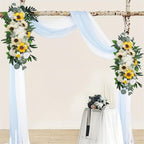 Artificial Rose Flower Row Panel | Wedding Backdrop Photo Wall Party & Home Wall Decor in Yellow Purple Pink Red White Orange