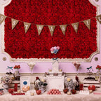 Artificial Hydrangea Flower Mat | DIY Wedding Backdrop Wall Party Home Decor | 12 Colors