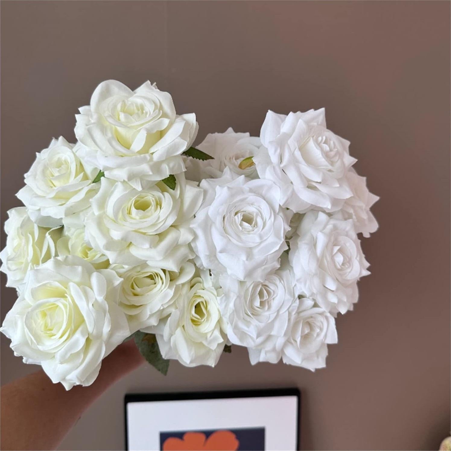 ,Artificial Roses With Stems for Wedding Decorations,Flores Artificiales Para Decoracion