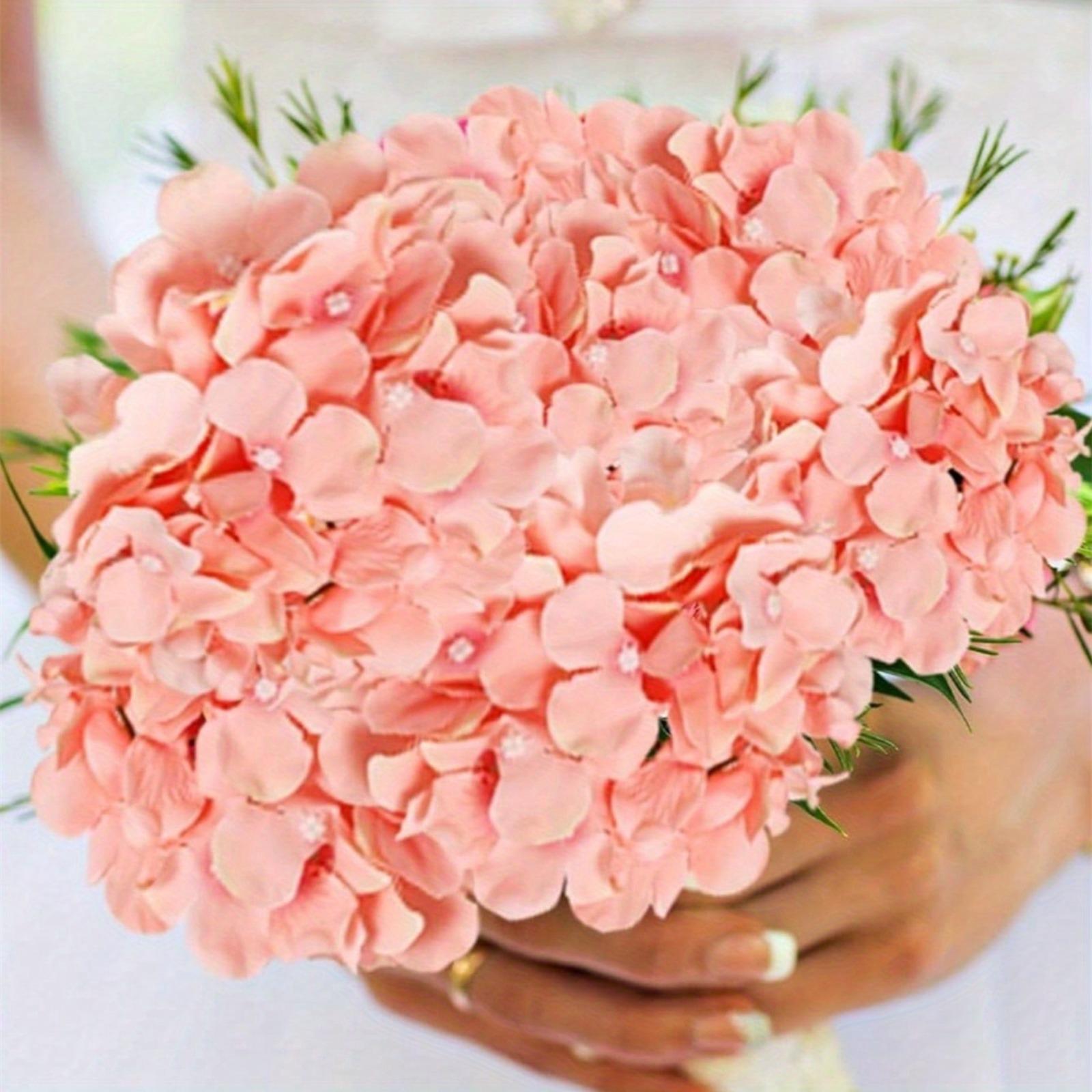 Luxury Artificial Hydrangea Flowers 10pcs | Wedding Centerpiece Valentine's Day Party & Home Decor DIY in Red White Blue