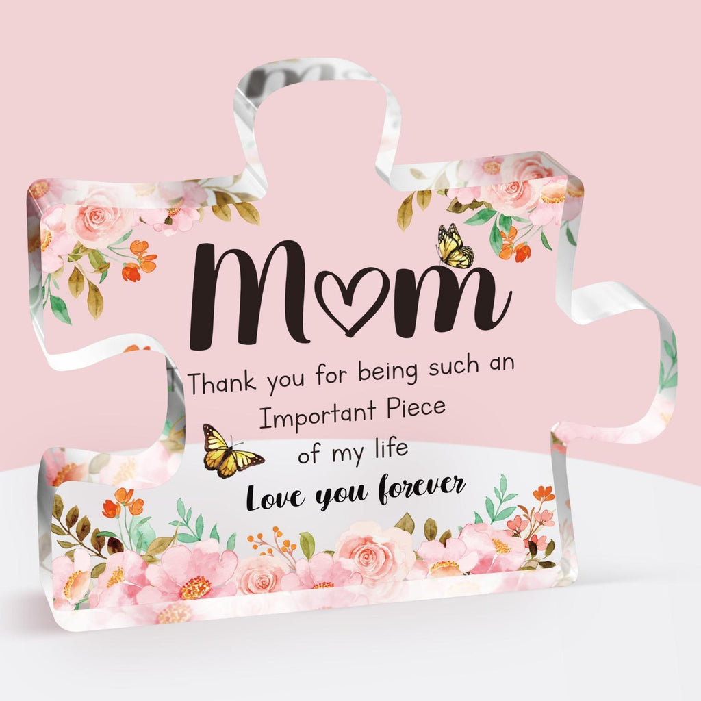 Custom Acrylic Puzzle Plaque | Engraved Gift for Mom Sister Grandma Friend Valentine's Day Mother's Day