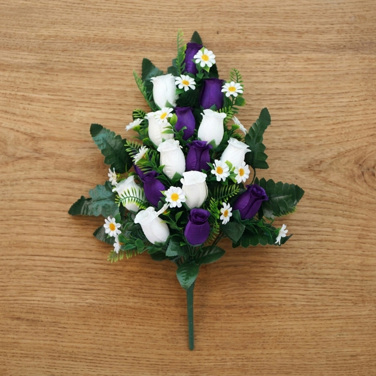 Cemetery flowers memorial rose bouquets with arranged for gravesite decoration by IPOPU