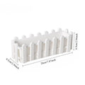 Artificial daisy flower plants in picket fence pots set of 3 for home office window and wedding decor
