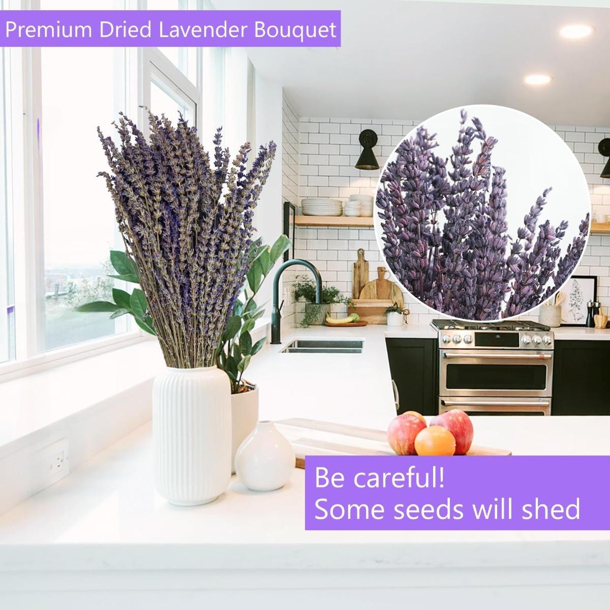 Dried Lavender Flower Bunch | Natural Home Fragrance Wedding Party Photography & DIY Flower Arrangements