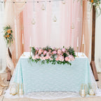 Artificial Rose Peony Flower Swag Garland with Eucalyptus | Wedding Arch Front Door Wall & Home Decor in Red Pink White 9 Colors