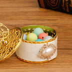 Wedding Favor Boxes with Lid Set of 12 | Gold Candy Chocolate Gift Boxes for Wedding Baby Shower Anniversary & Party