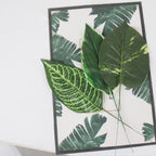 Artificial Monstera Palm Tropical Leaves 20pcs | Home Party Office Store & DIY Decor in 4 Styles A B C D