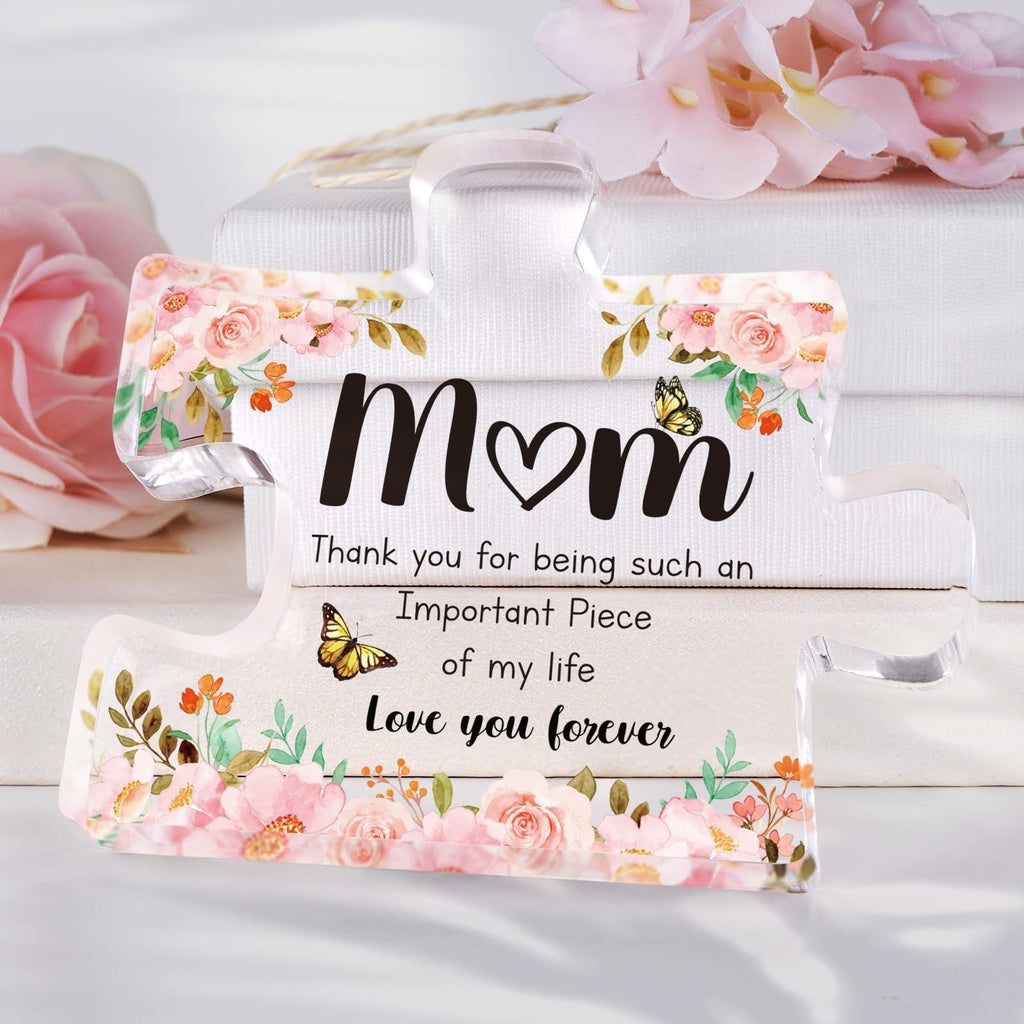 Custom Acrylic Puzzle Plaque | Engraved Gift for Mom Sister Grandma Friend Valentine's Day Mother's Day