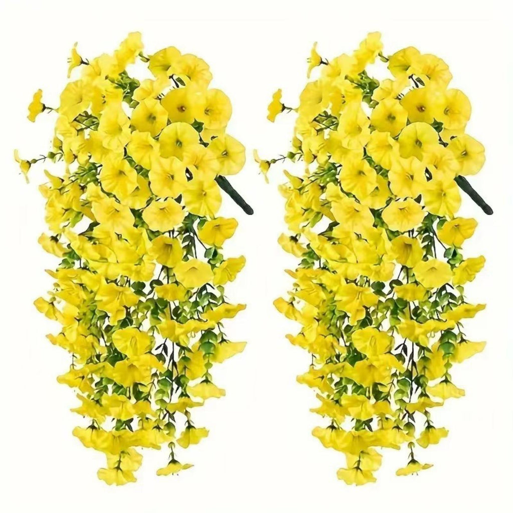 Collection of eucalyptus & morning glory wall hanging for home porch garden by IPOPU
