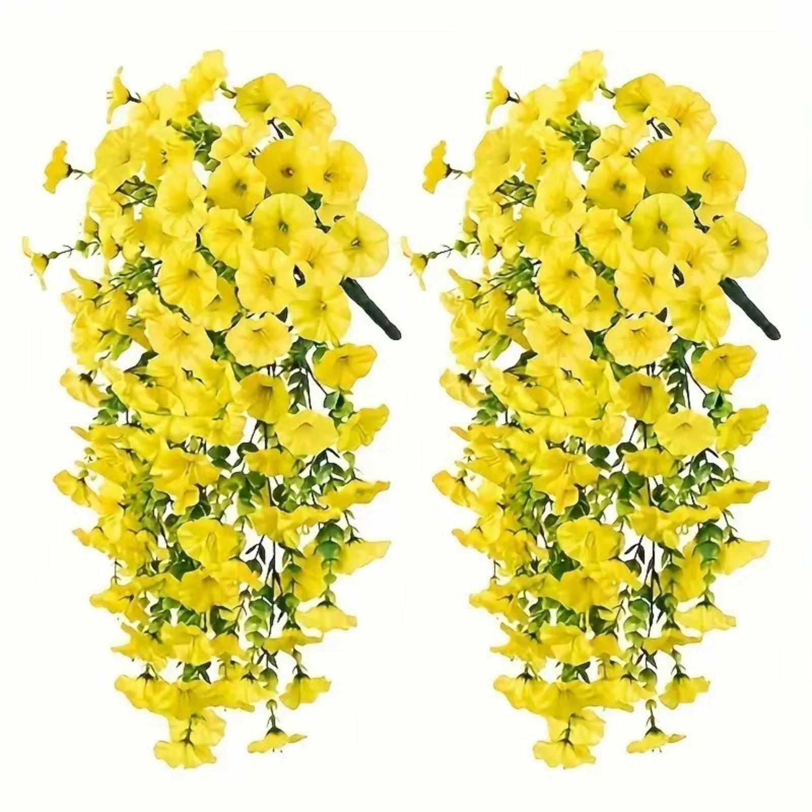 Collection of eucalyptus & morning glory wall hanging for home porch garden by IPOPU