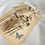 U-Shaped Pearl Hair Pins Set of 36 | Gold & Silver Bridal Bobby Pins for Wedding Prom Updo