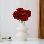 Glitter Rose Bouquet with Stems 30pcs | DIY Wedding Valentine's Day Party & Home Decor in Gold Silver Pink Purple 7 Colors