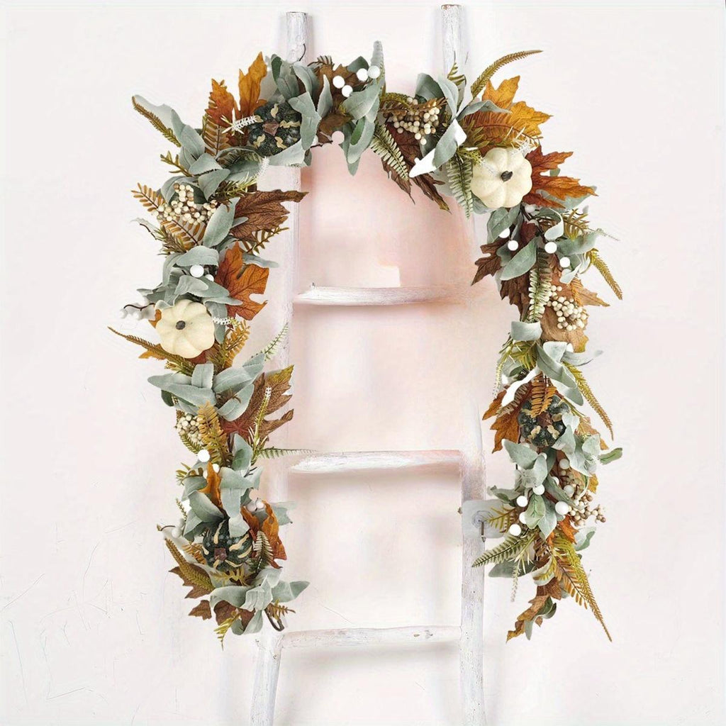 Autumn maple leaf garland bundle for colorful fall decor by IPOPU