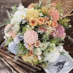 Artificial Dandelion Bouquet Set of 4 | 5 Colors for Wedding Home Party DIY Decor