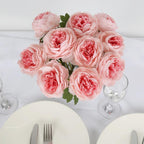 Collection of rose bouquet 10pcs for realistic faux roses by IPOPU