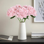Real Touch Latex Hydrangea Flowers 4pcs 21 inch | Wedding Centerpiece Home Baby Shower & Holiday Decor in 10 Colors