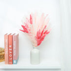 Blush Pink Dried Pampas Grass Bouquet | Natural Boho Wedding Home Farmhouse Decor Centerpiece