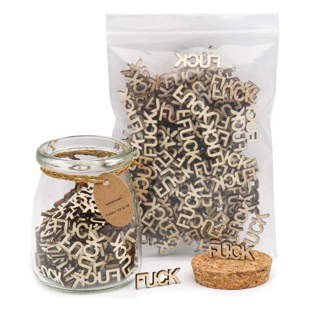 Collection of jar of f*cks for funny gag gift with by IPOPU