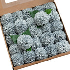 Foam Artificial Flowers 25pcs | Wedding Centerpiece Graduation Baby Shower Party & Home Decor in 9 Colors