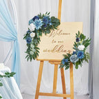 Flowers for wedding welcome sign & arch bundle for ceremony backdrop by IPOPU