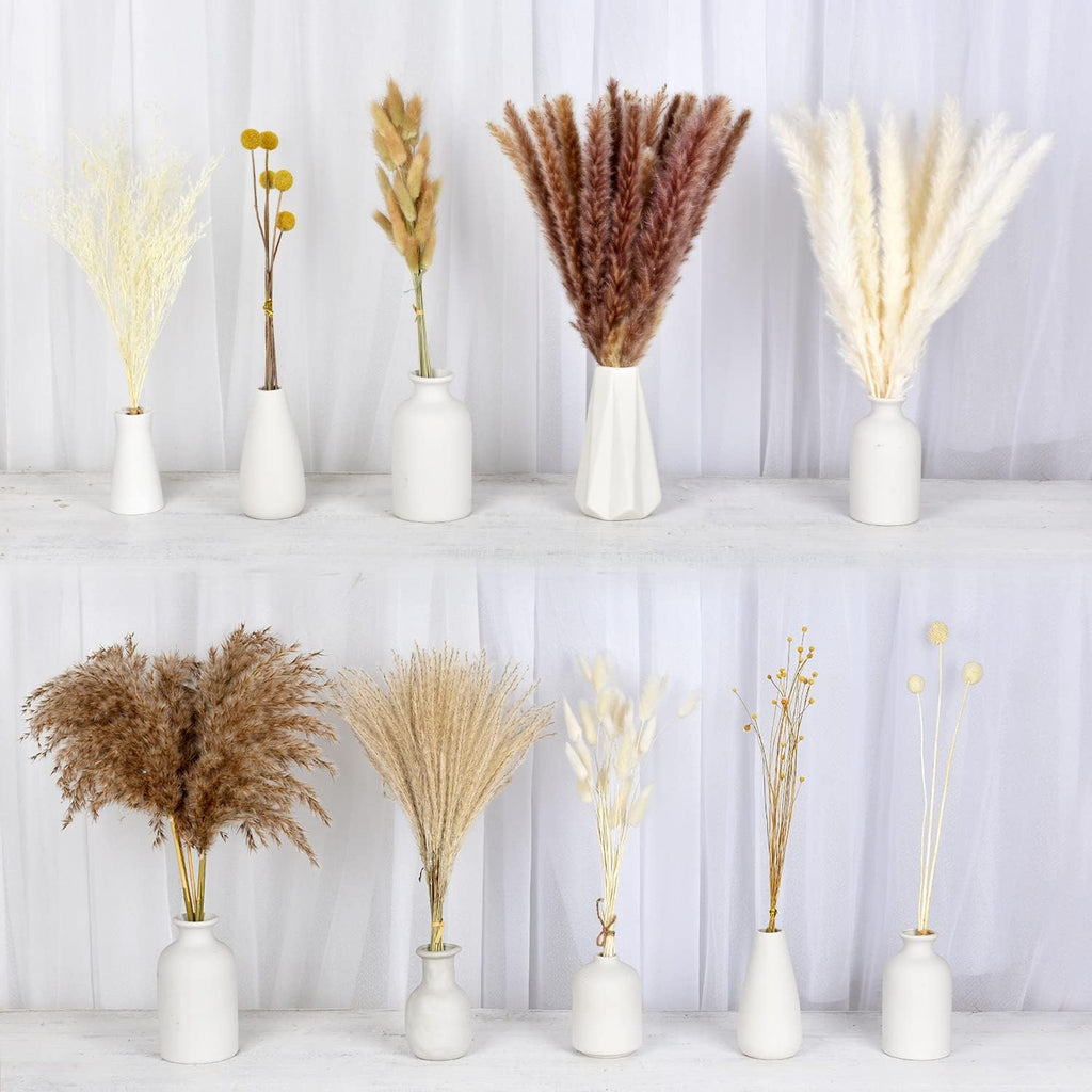 Natural Dried Pampas Grass Bouquet with Gift Box | Boho Home Wedding Farmhouse Nordic Decor