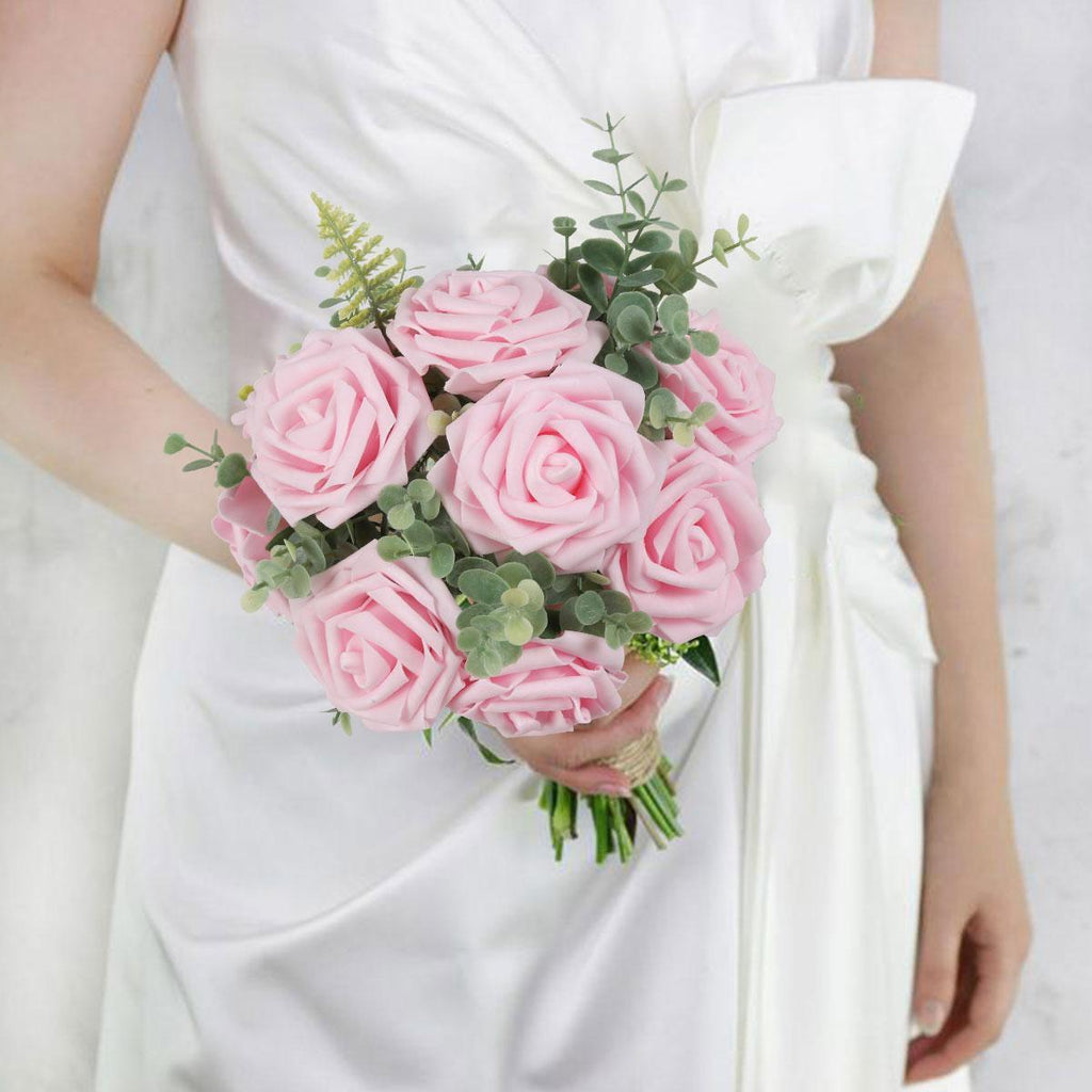 Foam Rose Heads Bulk 30pcs | DIY Wedding Baby Shower Centerpiece Party Home Decor Halloween & Valentine in 17 Colors