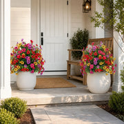 Artificial Mixed Petunia Flower Ball with Ground Stake – 40x56cm