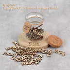 Detail of jar of f*cks for funny gag gift with by IPOPU