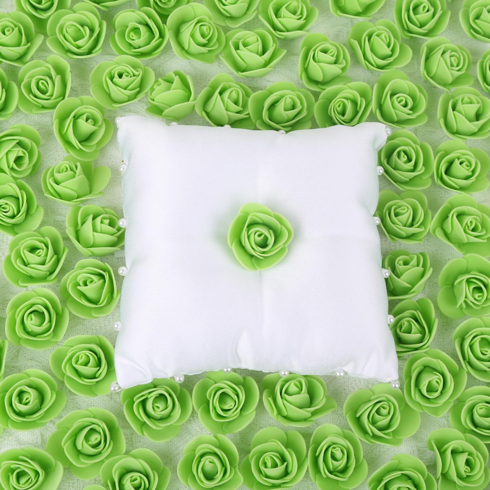 Mini Foam Rose Heads Bulk 500pcs | DIY Wedding Bouquet Baby Shower Centerpiece & Party Home Decor in 12 Colors
