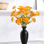 Handmade Artificial Faux Blooms 10pcs | Home Flower Arrangement Wedding Holiday & DIY Decor in 14 Colors