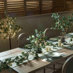 Battery Operated Lighted Olive Garland with Fairy Lights | Christmas Fireplace Mantle Indoor & Outdoor Decor Style A B
