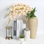 Artificial Lily of the Valley Bouquet 6pcs 37in | Wedding Bridal Party Garden Floor Vase & Home Decor in Beige Pink White Purple Red
