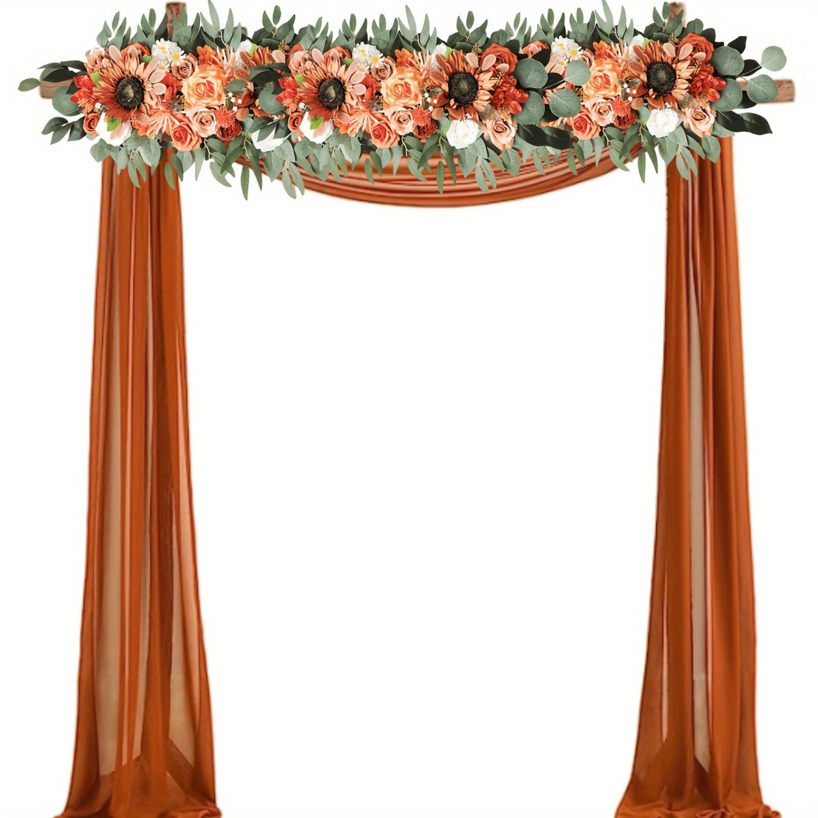 Artificial Rose Flower Row Panel | Wedding Backdrop Photo Wall Party & Home Wall Decor in Yellow Purple Pink Red White Orange
