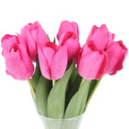 Tulip Flower 6pcs Home Living Room Wedding Decoration Tulips Fake Flowers Home Garden Decor