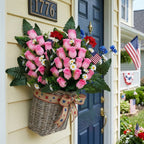 Cemetery flowers memorial rose bouquets with arranged for gravesite decoration by IPOPU
