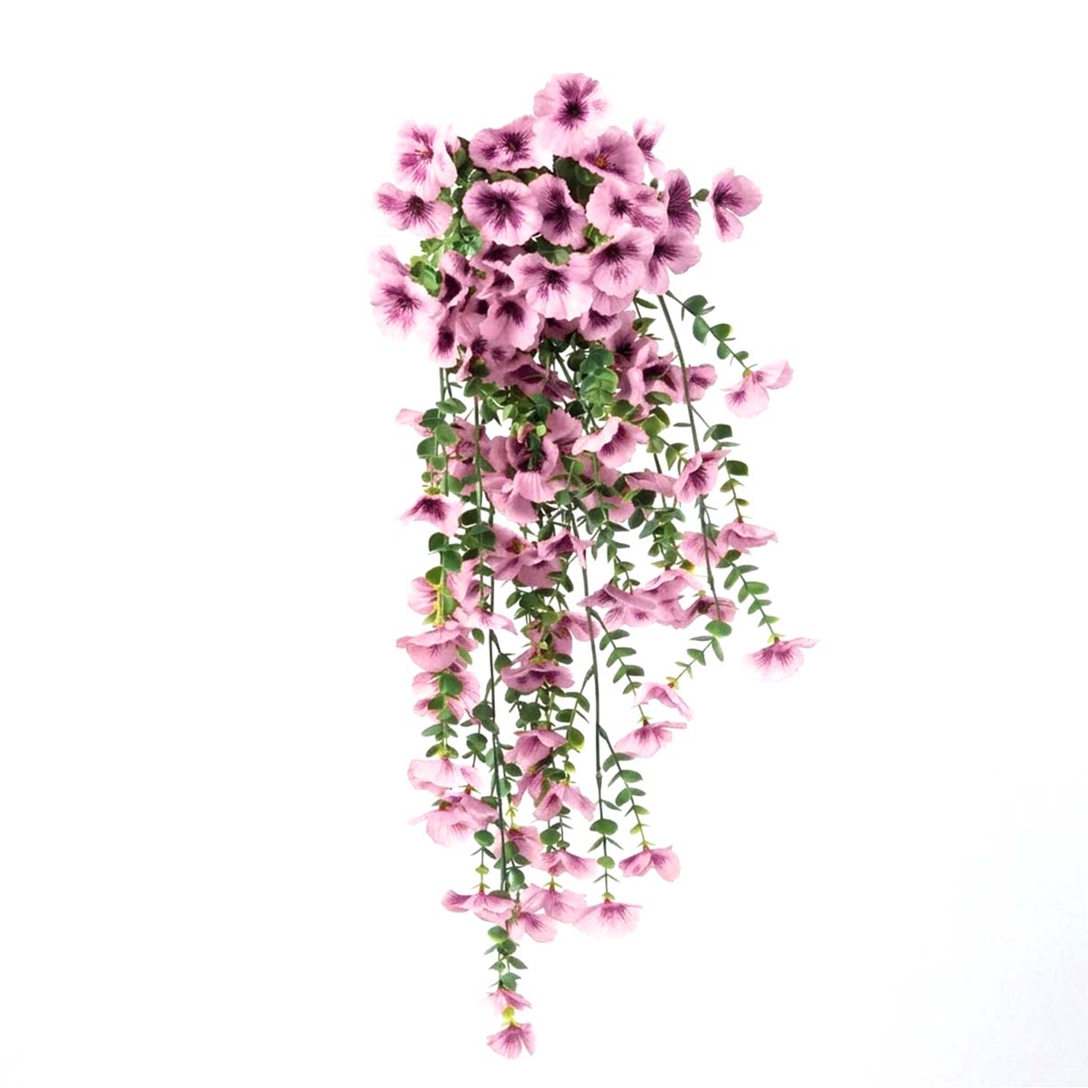 Hanging Artificial Potted Faux Eucalyptus Plants and Flowers for Modern Boho Farmhouse Bathroom Office Desk Wall Book Shelf Living Room Aesthetic Decor Indoor