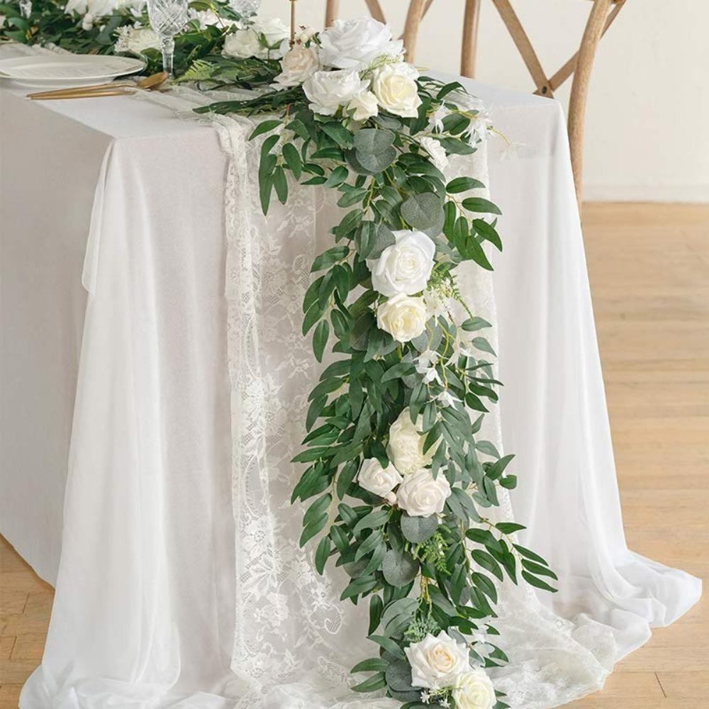 Artificial Floral Sphere Centerpiece | Wedding Table Party Home Display & Ornament in Blue Orange Red White