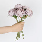 Rose bouquet 10pcs arranged for realistic faux roses by IPOPU