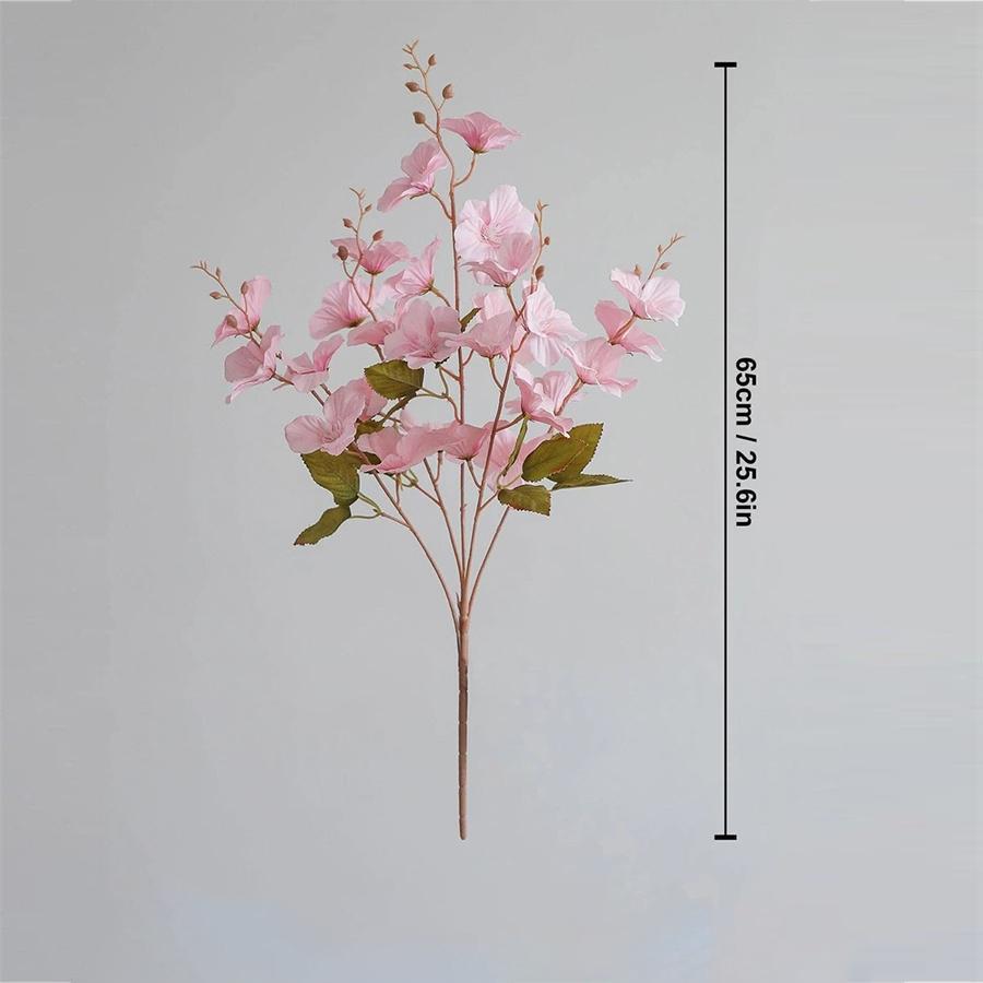 Collection of magnolia blossom stems set of 3 for silk faux flowers by IPOPU